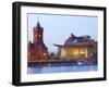 The Senedd (Welsh National Assembly Building) and Pier Head Building, Cardiff Bay, Cardiff, South W-Billy Stock-Framed Photographic Print