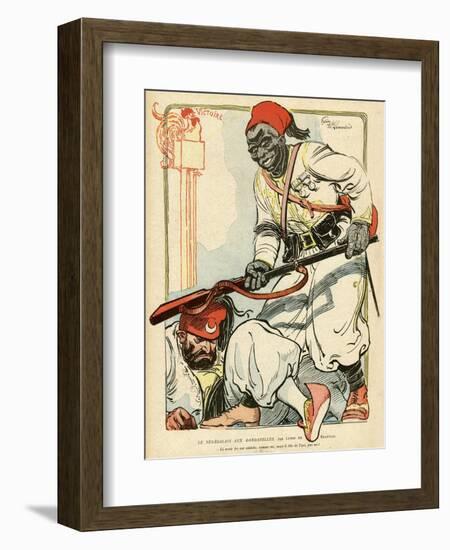 The Senegalese in the Dardanelles Wwi-Lubin De Beauvais-Framed Art Print