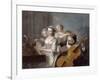 The Sense of Hearing, c.1744-7-Philippe Mercier-Framed Giclee Print