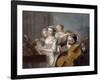 The Sense of Hearing, c.1744-7-Philippe Mercier-Framed Giclee Print