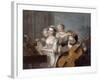 The Sense of Hearing, c.1744-7-Philippe Mercier-Framed Giclee Print