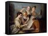 The Sense of Sight, c.1744-47-Philippe Mercier-Framed Stretched Canvas