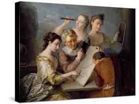 The Sense of Sight, c.1744-47-Philippe Mercier-Stretched Canvas