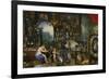 The Sense of Sight. (Executed with Peter Paul Rubens), 1617-Jan Brueghel the Elder-Framed Giclee Print