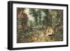 The Sense of Smell-Jan Brueghel the Elder-Framed Giclee Print