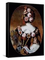 The Sense of Smell-Giuseppe Arcimboldo-Framed Stretched Canvas