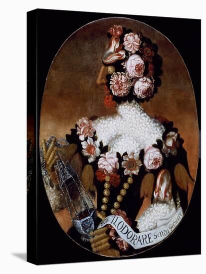 The Sense of Smell-Giuseppe Arcimboldo-Stretched Canvas