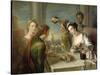 The Sense of Taste, c.1744-47-Philippe Mercier-Stretched Canvas