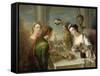The Sense of Taste, c.1744-47-Philippe Mercier-Framed Stretched Canvas