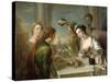 The Sense of Taste, c.1744-47-Philippe Mercier-Stretched Canvas