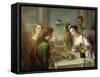 The Sense of Taste, c.1744-47-Philippe Mercier-Framed Stretched Canvas