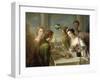 The Sense of Taste, c.1744-47-Philippe Mercier-Framed Giclee Print