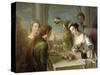 The Sense of Taste, c.1744-47-Philippe Mercier-Stretched Canvas