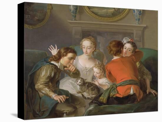 The Sense of Touch, c.1744-47-Philippe Mercier-Stretched Canvas