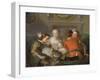 The Sense of Touch, c.1744-47-Philippe Mercier-Framed Giclee Print