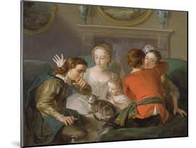 The Sense of Touch, c.1744-47-Philippe Mercier-Mounted Giclee Print