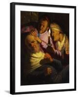 The Sense of Touch: the Stone Operation-Rembrandt van Rijn-Framed Giclee Print