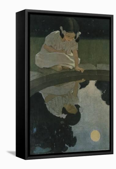 The Senses: Seeing-Jessie Willcox-Smith-Framed Stretched Canvas