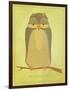 The Sensible Owl-John W Golden-Framed Premium Giclee Print