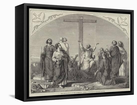 The Separation of the Apostles-Charles Gleyre-Framed Stretched Canvas