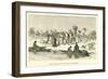 The Separation of the Shore of Coribeni-Édouard Riou-Framed Giclee Print