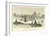 The Separation of the Shore of Coribeni-Édouard Riou-Framed Giclee Print