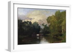 The Sequonac, New Jersey, 1877-Thomas Birch-Framed Giclee Print