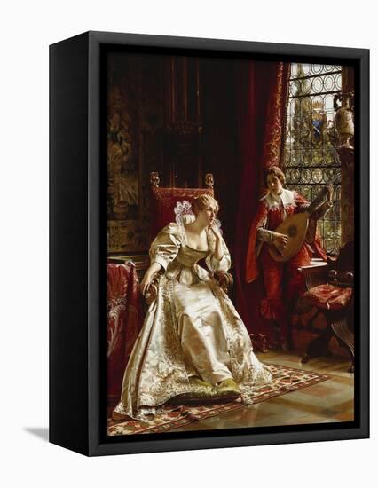 The Seranade-Joseph Frederic Soulacroix-Framed Stretched Canvas