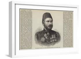 The Serdar Mahomet Ali Pasha, Commander-In-Chief of the Turkish Army-null-Framed Giclee Print