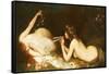 The Serenade-Leonard Raven-hill-Framed Stretched Canvas