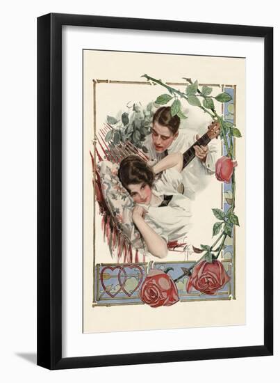 The Serenade-Harrison Fisher-Framed Art Print