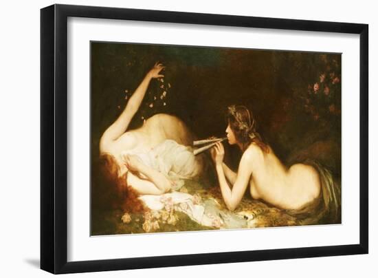 The Serenade-Leonard Raven-hill-Framed Giclee Print