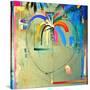 The Serendipity Peek-A-Boo Palm (Hello Freedom)-Andrew Hewkin-Stretched Canvas