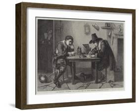 The Sergeant's Love-Letter-John Templeton Lucas-Framed Premium Giclee Print