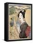 The Series Twelve Scenes from Nagasaki, Japan-Yumeji Takehisa-Framed Stretched Canvas