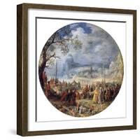 The Sermon of Christ at the Genezareth Lake, 1623-David Vinckboons-Framed Giclee Print