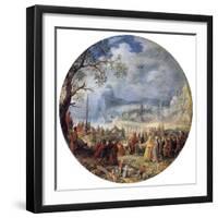 The Sermon of Christ at the Genezareth Lake, 1623-David Vinckboons-Framed Giclee Print