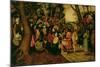 The Sermon of John the Baptist, 1604-Pieter Brueghel the Younger-Mounted Giclee Print