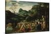 The Sermon of John the Baptist-Jan Swart van Groningen-Stretched Canvas