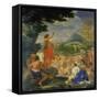 The Sermon of John the Baptist-Giovanni Battista Gaulli-Framed Stretched Canvas