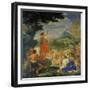 The Sermon of John the Baptist-Giovanni Battista Gaulli-Framed Giclee Print
