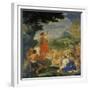 The Sermon of John the Baptist-Giovanni Battista Gaulli-Framed Giclee Print