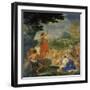 The Sermon of John the Baptist-Giovanni Battista Gaulli-Framed Giclee Print