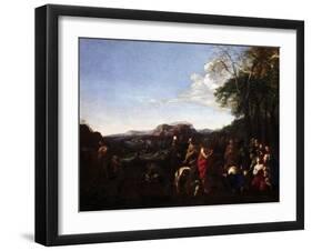 The Sermon of John the Baptist-Michelangelo Cerquozzi-Framed Giclee Print