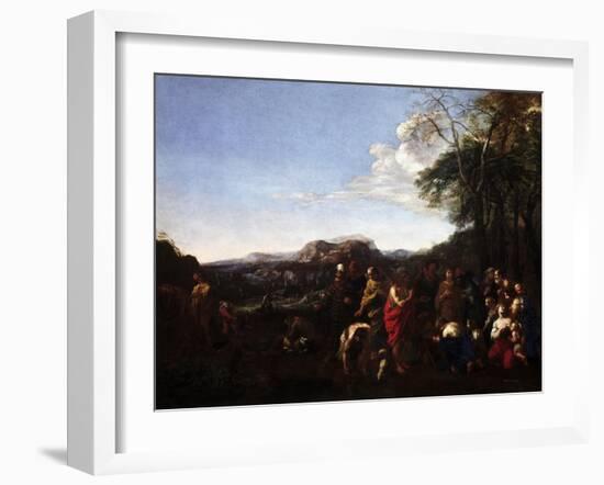 The Sermon of John the Baptist-Michelangelo Cerquozzi-Framed Giclee Print