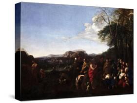 The Sermon of John the Baptist-Michelangelo Cerquozzi-Stretched Canvas