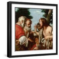 The Sermon of Saint John the Baptist, C. 1644-Bernardo Strozzi-Framed Giclee Print