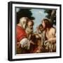 The Sermon of Saint John the Baptist, C. 1644-Bernardo Strozzi-Framed Giclee Print