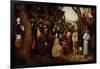 The Sermon of Saint John the Baptist-Pieter Bruegel the Elder-Framed Giclee Print