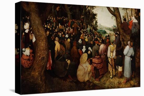 The Sermon of Saint John the Baptist-Pieter Bruegel the Elder-Stretched Canvas